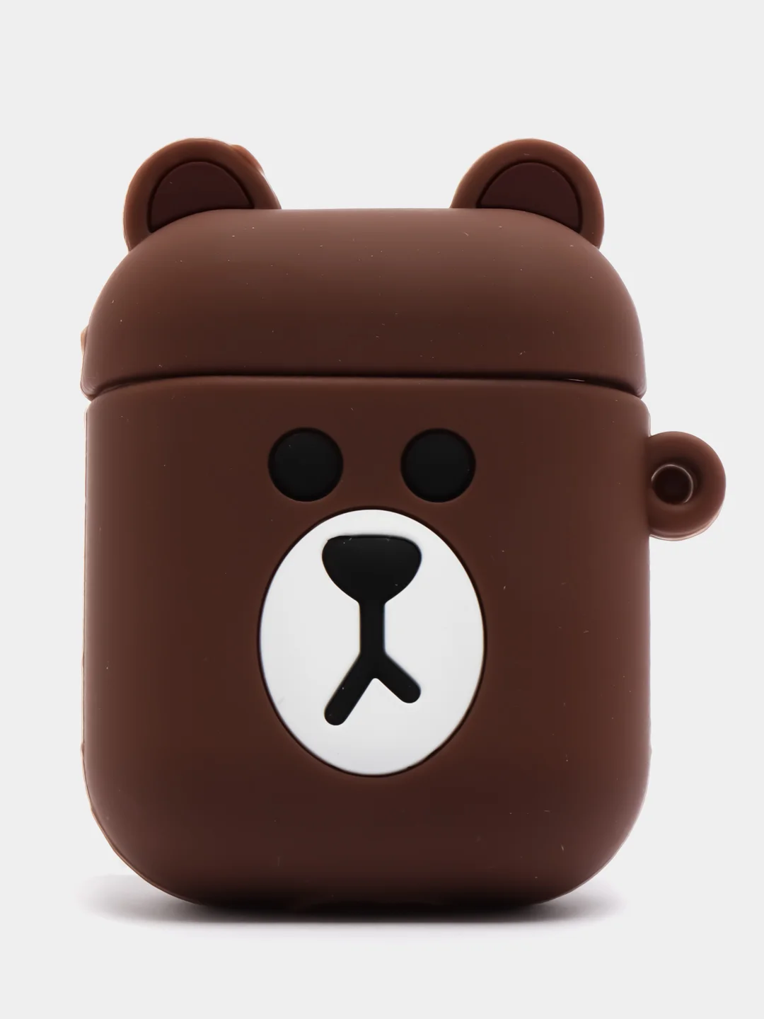 Коричневый чехол для беспроводных наушников Apple AirPods 1/2