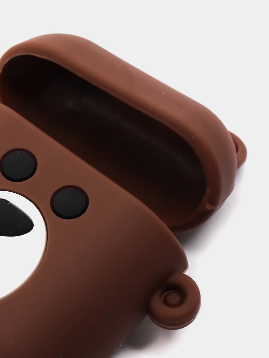 Коричневый чехол для беспроводных наушников Apple AirPods 1/2