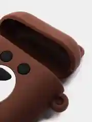 Коричневый чехол для беспроводных наушников Apple AirPods 1/2