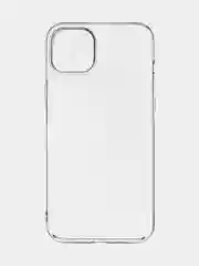 Чехол для iPhone 15 Plus силиконовый BROSCORP матовый/ прозрачный, тонкий, c защитой камер