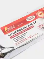 Масса керамическая для лепки, отвердевающая, 1000 г, белая, 228733