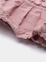 Коралловый меланж покрывало хлопковое с оборкой,Размер 150/210 ,Состав ткани - ХЛОПОК 100%
