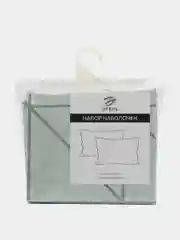 Небесно-голубой комплект наволочек "Этель", 2 штуки, поплин, 100% хлопок
