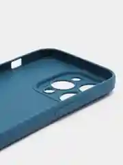 Синий чехол для Apple iPhone 15 Pro, эпл айфон 15 про, силиконовый