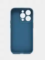 Синий чехол для Apple iPhone 15 Pro, эпл айфон 15 про, силиконовый