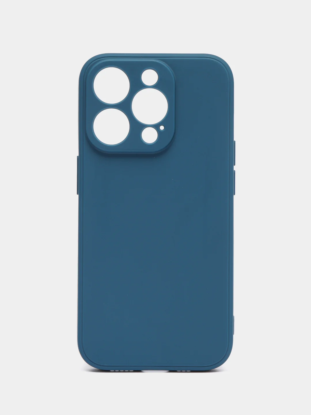 Синий чехол для Apple iPhone 15 Pro, эпл айфон 15 про, силиконовый
