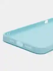 Голубой силиконовый чехол для Apple iPhone 15 Pro Max (Айфон 15 Про Макс)
