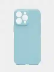 Голубой силиконовый чехол для Apple iPhone 15 Pro Max (Айфон 15 Про Макс)