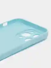 Голубой силиконовый чехол для Apple iPhone 15 Pro Max (Айфон 15 Про Макс)