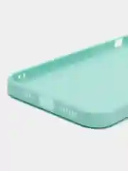 Мятный силиконовый чехол для Apple iPhone 15 Pro Max (Айфон 15 Про Макс)