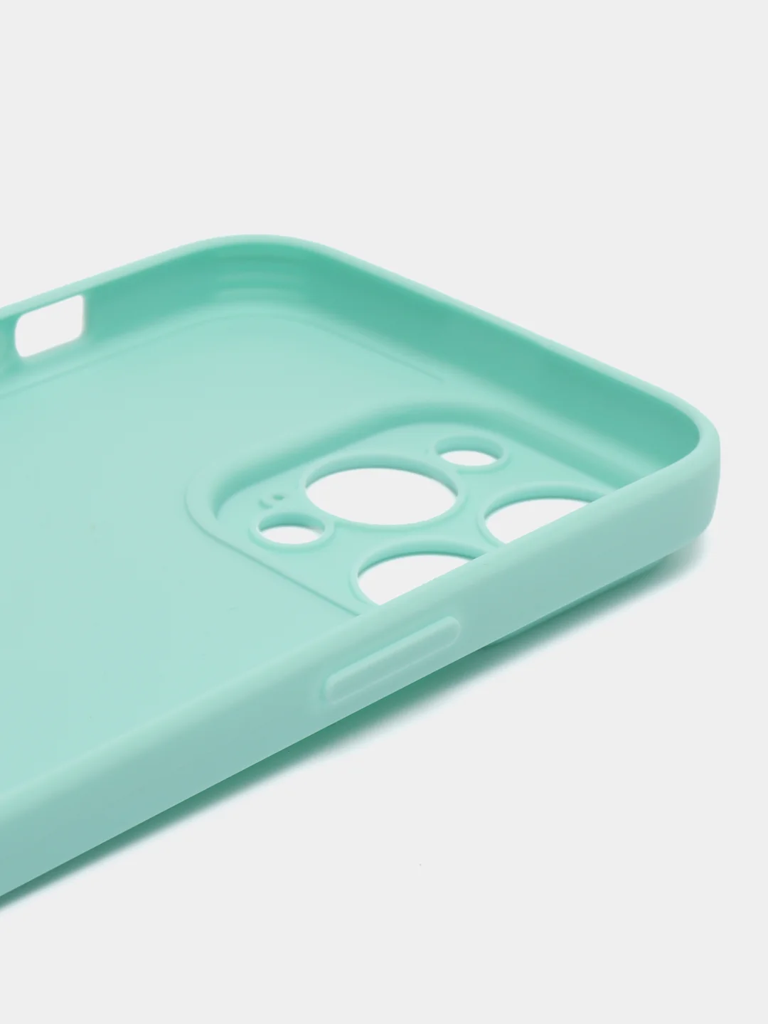 Мятный силиконовый чехол для Apple iPhone 15 Pro Max (Айфон 15 Про Макс)
