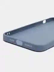 Синий силиконовый чехол для Apple iPhone 15 Pro Max (Айфон 15 Про Макс)