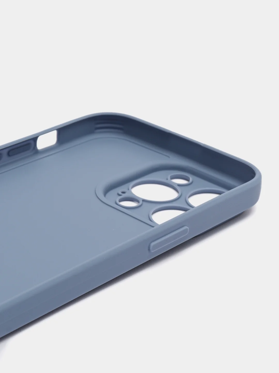 Синий силиконовый чехол для Apple iPhone 15 Pro Max (Айфон 15 Про Макс)