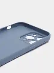 Синий силиконовый чехол для Apple iPhone 15 Pro Max (Айфон 15 Про Макс)