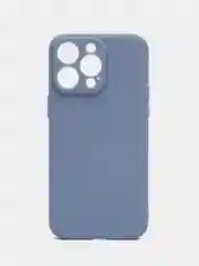 Синий меланж силиконовый чехол для Apple iPhone 15 Pro Max (Айфон 15 Про Макс)