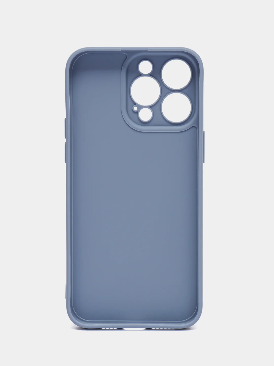 Синий силиконовый чехол для Apple iPhone 15 Pro Max (Айфон 15 Про Макс)