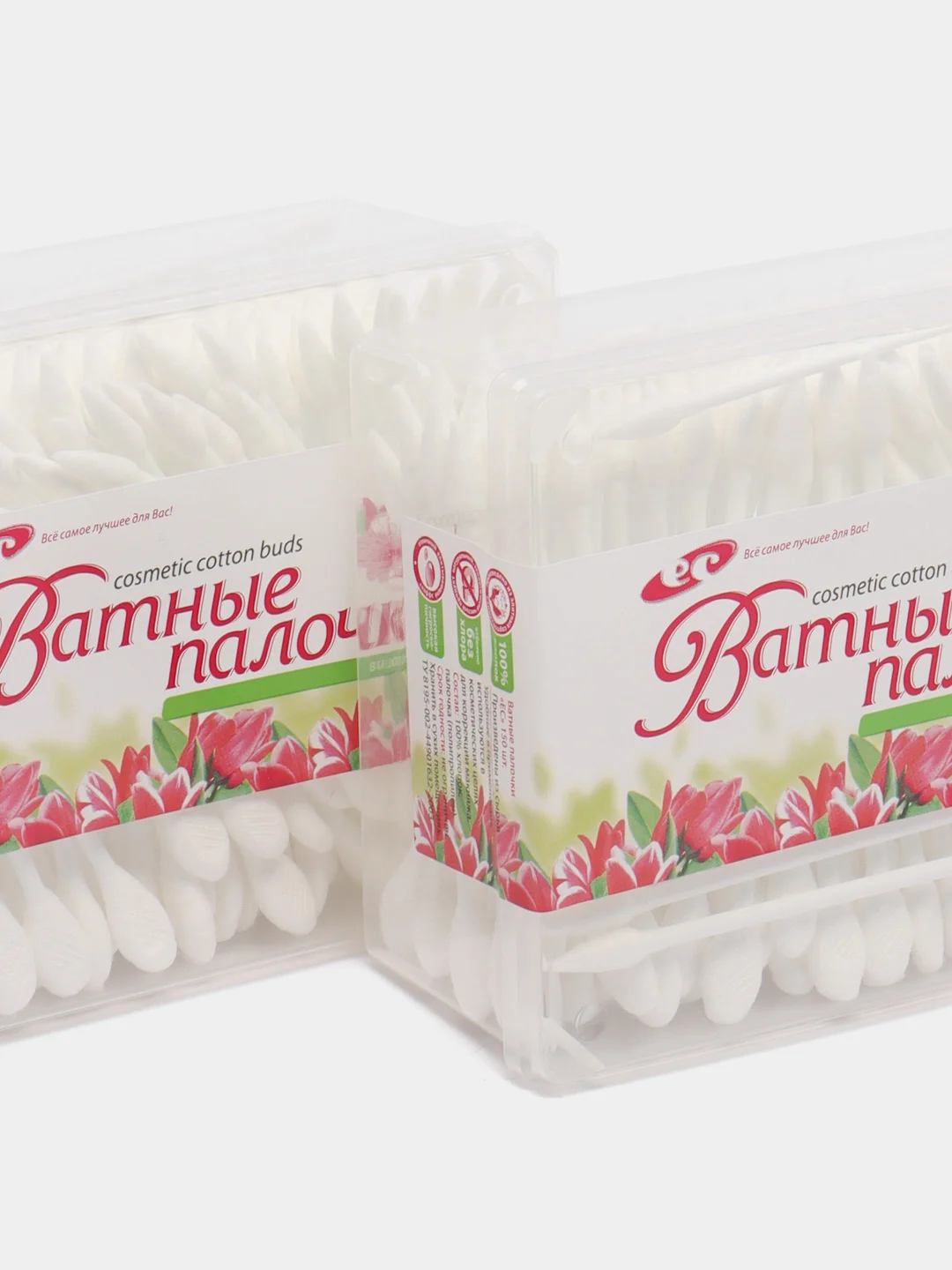 Палочки визажные, 150 шт, пластиковая коробка, 2 уп, Емельянъ Савостинъ (KG001208/2)