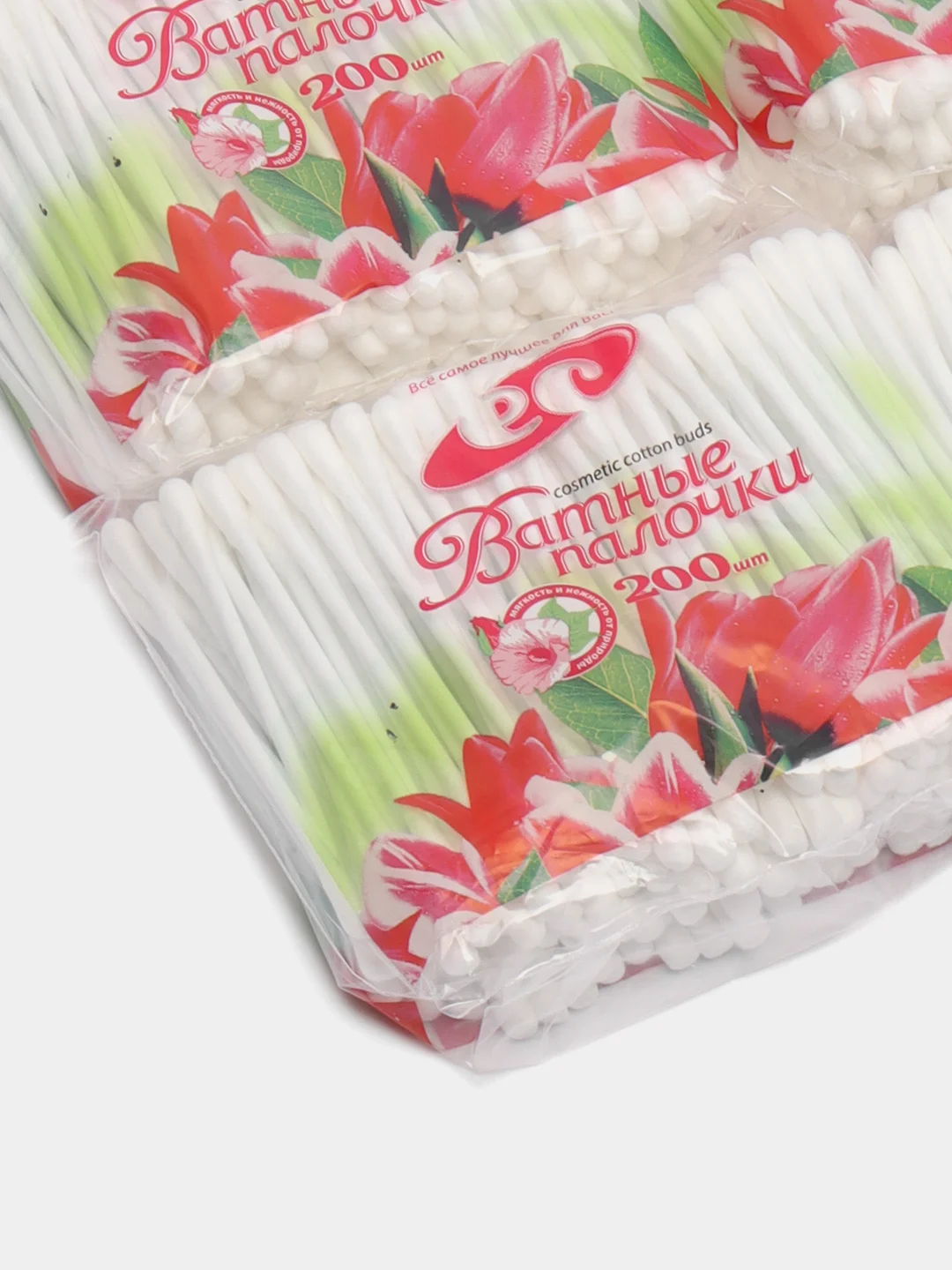 Палочки косметические "Емельянъ Савостинъ", белые, 200 штук х 4 п/эт