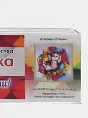 Алмазная мозаика "Озорной котенок" 30х30 см без подрамника