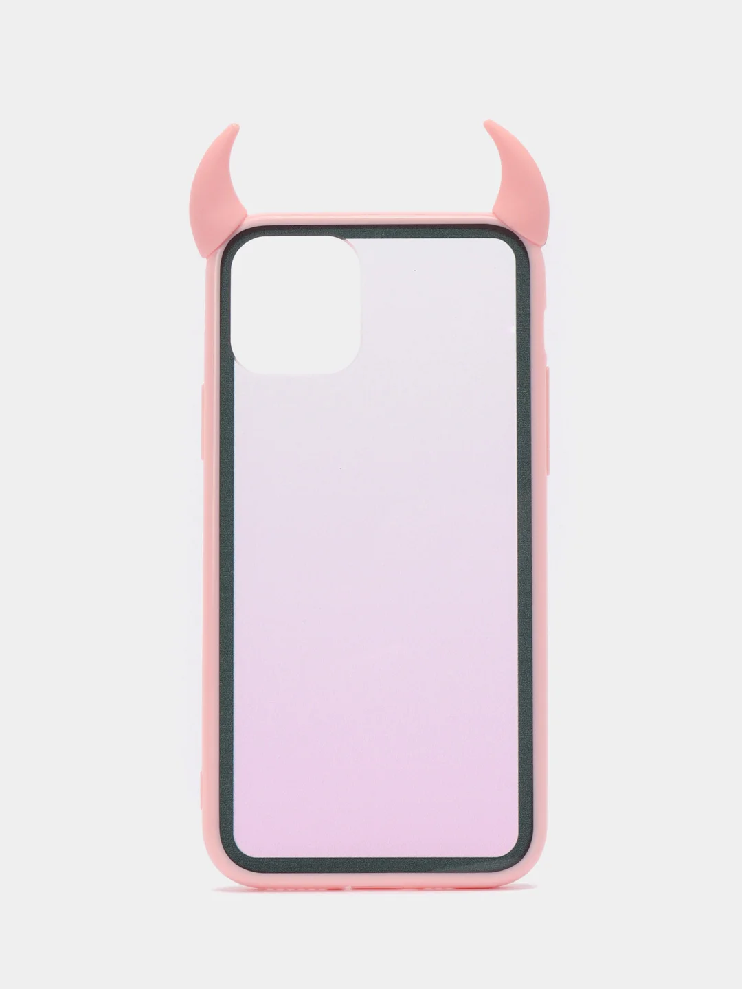 Розовый чехол для iPhone 7 Plus / 8 Plus / 11 Pro, с рожками, 6 цветов
