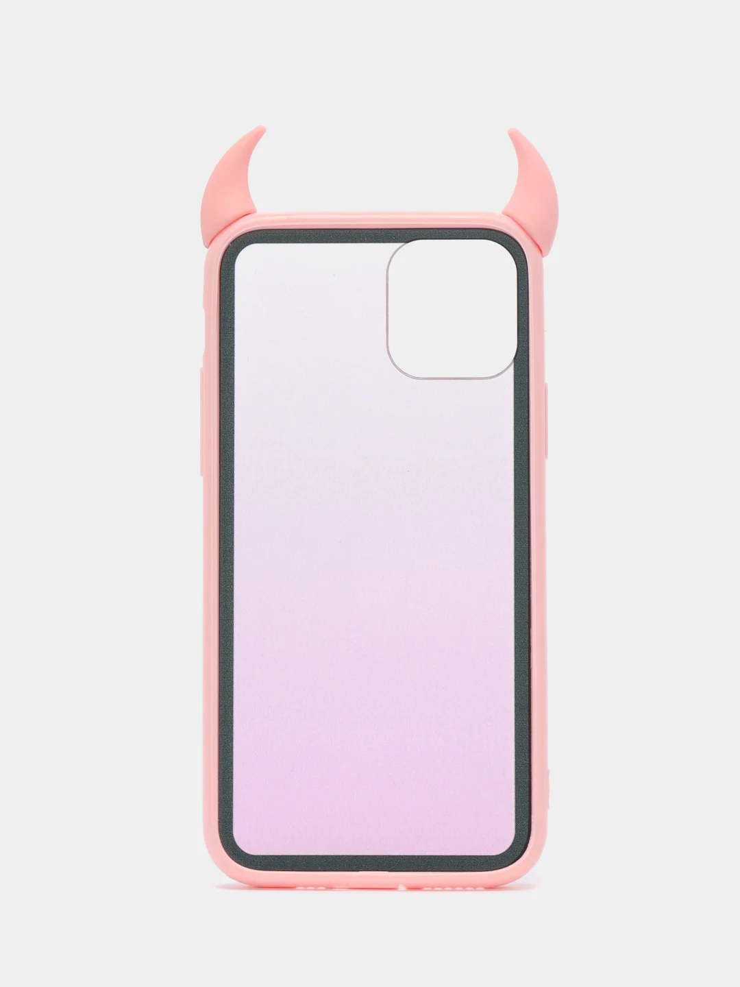 Розовый чехол для iPhone 7 Plus / 8 Plus / 11 Pro, с рожками, 6 цветов