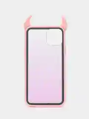 Розовый чехол для iPhone 7 Plus / 8 Plus / 11 Pro, с рожками, 6 цветов