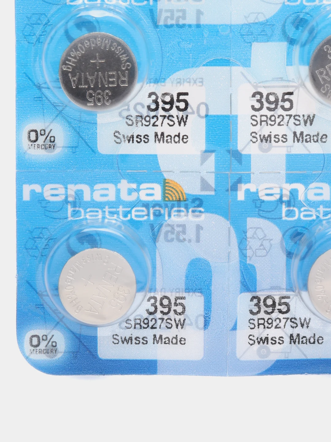 Батарейка Renata 395 (SR927SW, AG7, SR57, SR927, 399) для часов
