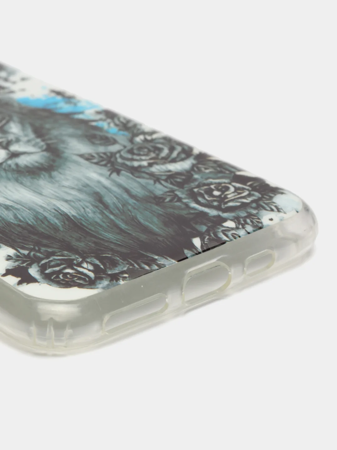 Голубой чехлы виниловые с принтами Iphone 11,12,13,Pro,Max,XR,XsMax,X,XS,7+,8+,7,8,SE,6,6S