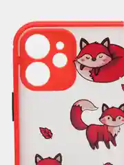 Алый чехол силиконовый матовый Iphone 11,12,Pro,Max 12 mini, XR,X,XS,7+,8+,7,8,SE