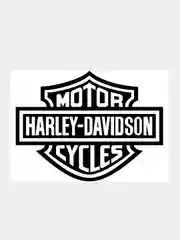 Черный наклейка на авто, машину, стекло, "Harley-Davidson", 20 х 15 см
