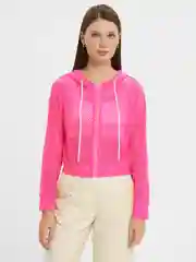 Тёмно-розовый бомбер-олимпийка Rowan Wear, спортивная, из сетки