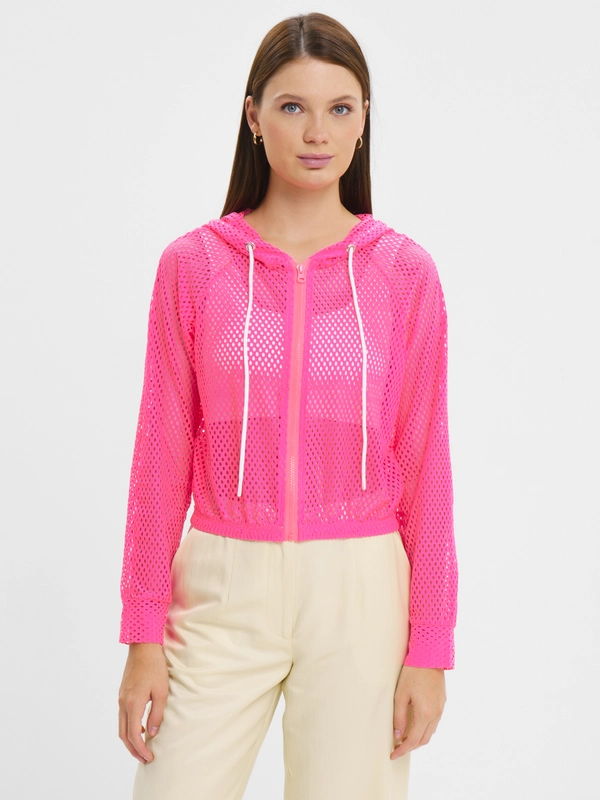 Бомбер-олимпийка Rowan Wear, спортивная, из сетки