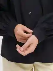 Черный рубашка   блузка женская