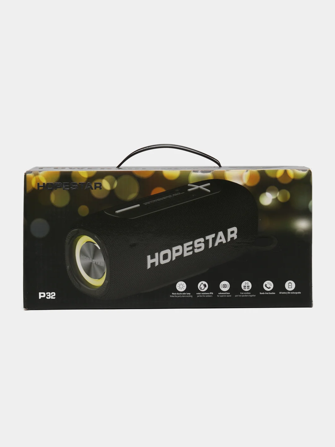 Серый беспроводная портативная, Bluetooth колонка Hopestar P32