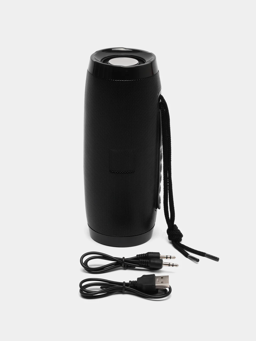 Черный беспроводная Bluetooth колонка TG-157 c LED подсветкой