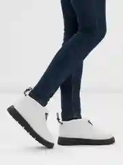 Белый дутики женские зимние