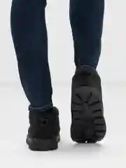 Черный дутики женские зимние
