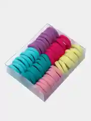 Коралловый резинки для волос, бесшовные, набор резинок, черные, белые, разноцветные