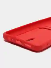 Красный чехол Xiaomi Redmi Note 10, 10S, Poco M5s (Сяоми Редми Нот 10, 10С), с карманом для карты