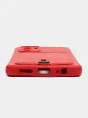 Красный чехол Xiaomi Redmi Note 10, 10S, Poco M5s (Сяоми Редми Нот 10, 10С), с карманом для карты