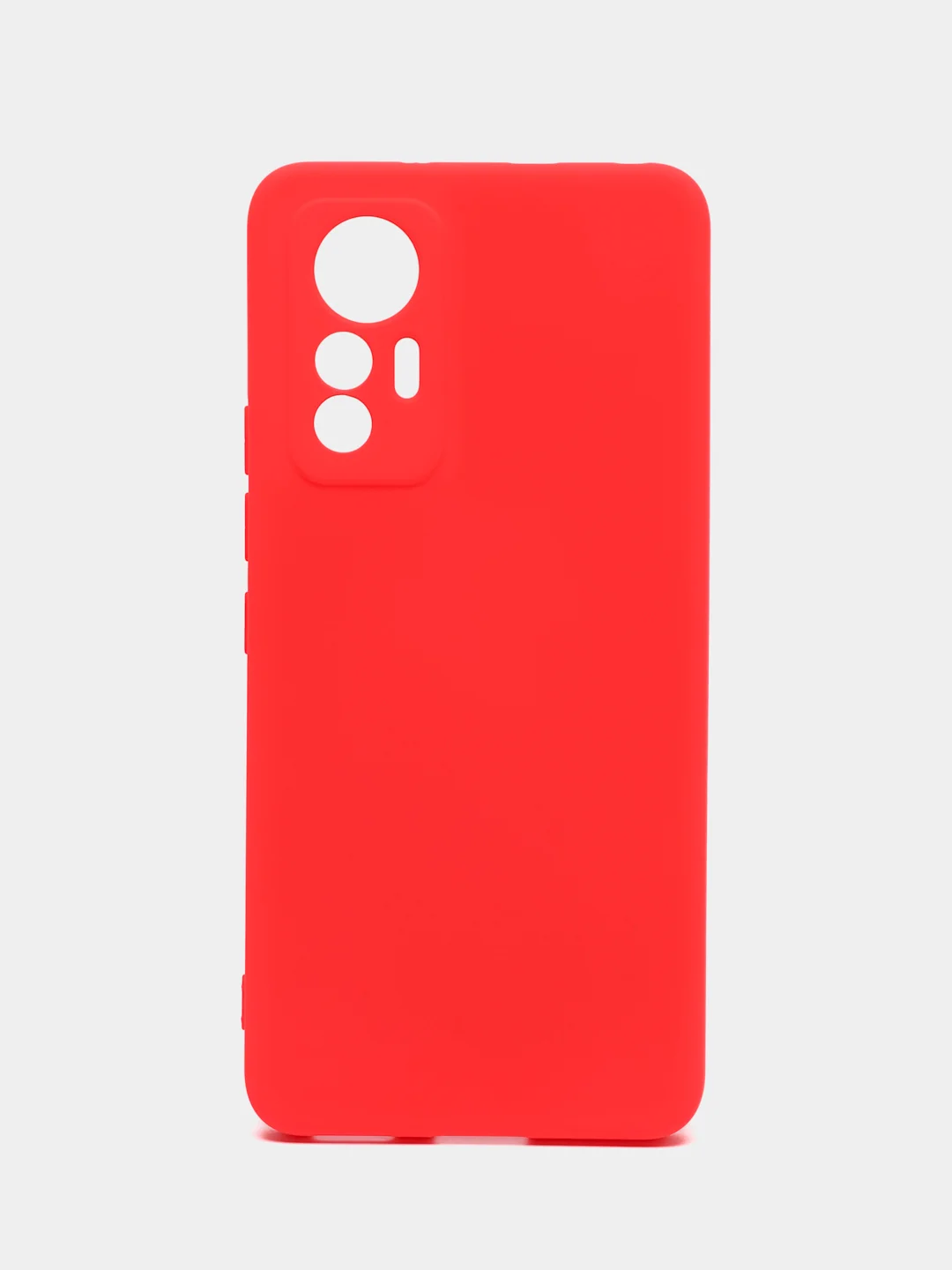 Коралловый чехол Xiaomi 12 Lite Сяоми 12 Лайт силиконовый закрый низ бархат внутри Silicone Cover