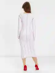 Белый платье женское, длинное, лапша, с контрастными швами