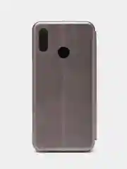 Серебряный чехол-книжка Huawei Honor 10 Lite/P Smart 2019 (Хуавей Хонор 10 Лайт, П Смарт 2019)