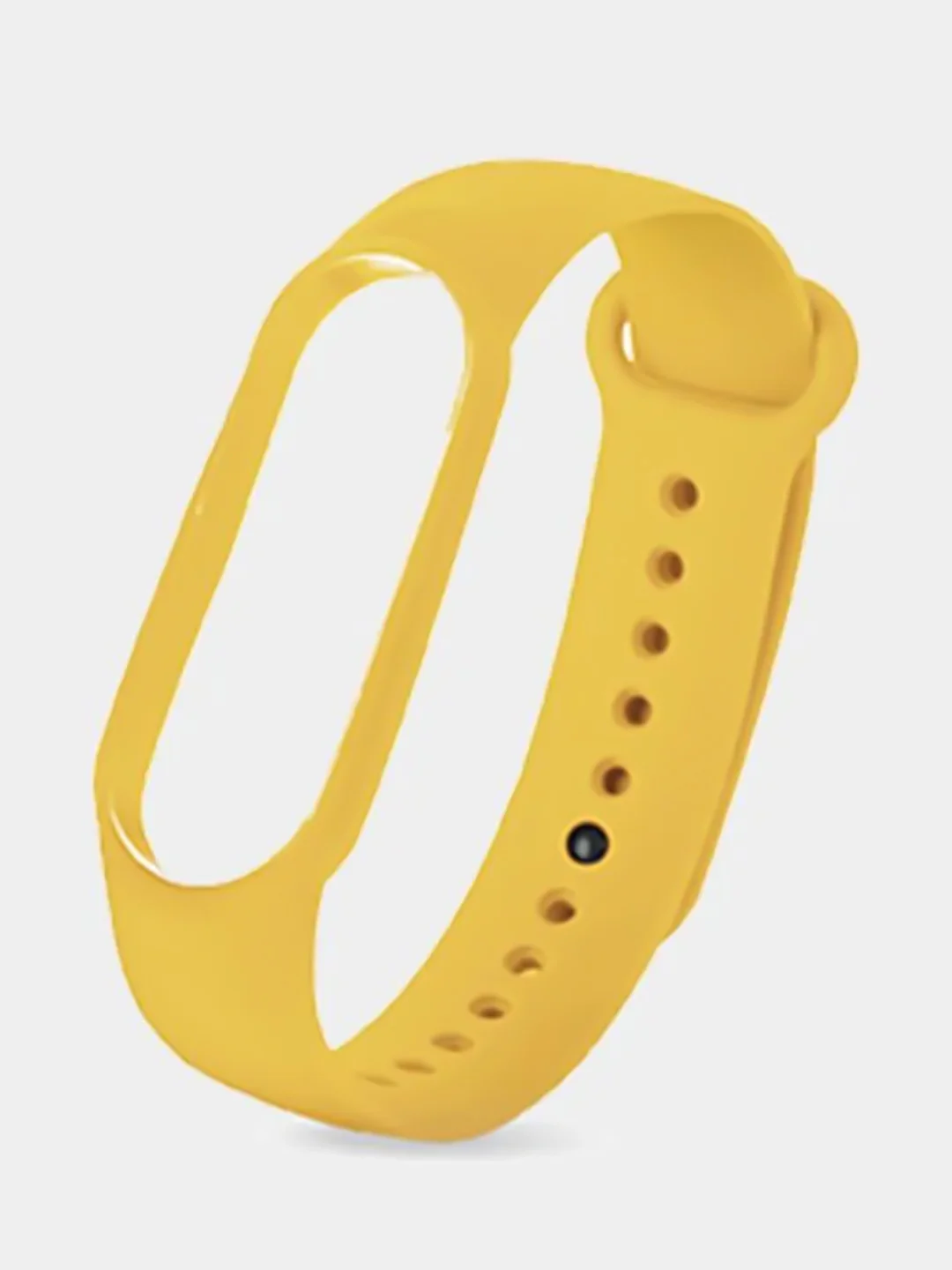 Желтый ремешок силиконовый для Xiaomi Mi Band 3, Mi Band 4