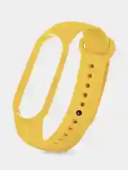 Желтый ремешок силиконовый для Xiaomi Mi Band 3, Mi Band 4