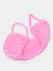 Коралловый мочалка для тела, вязаная, двусторонняя, с ручками