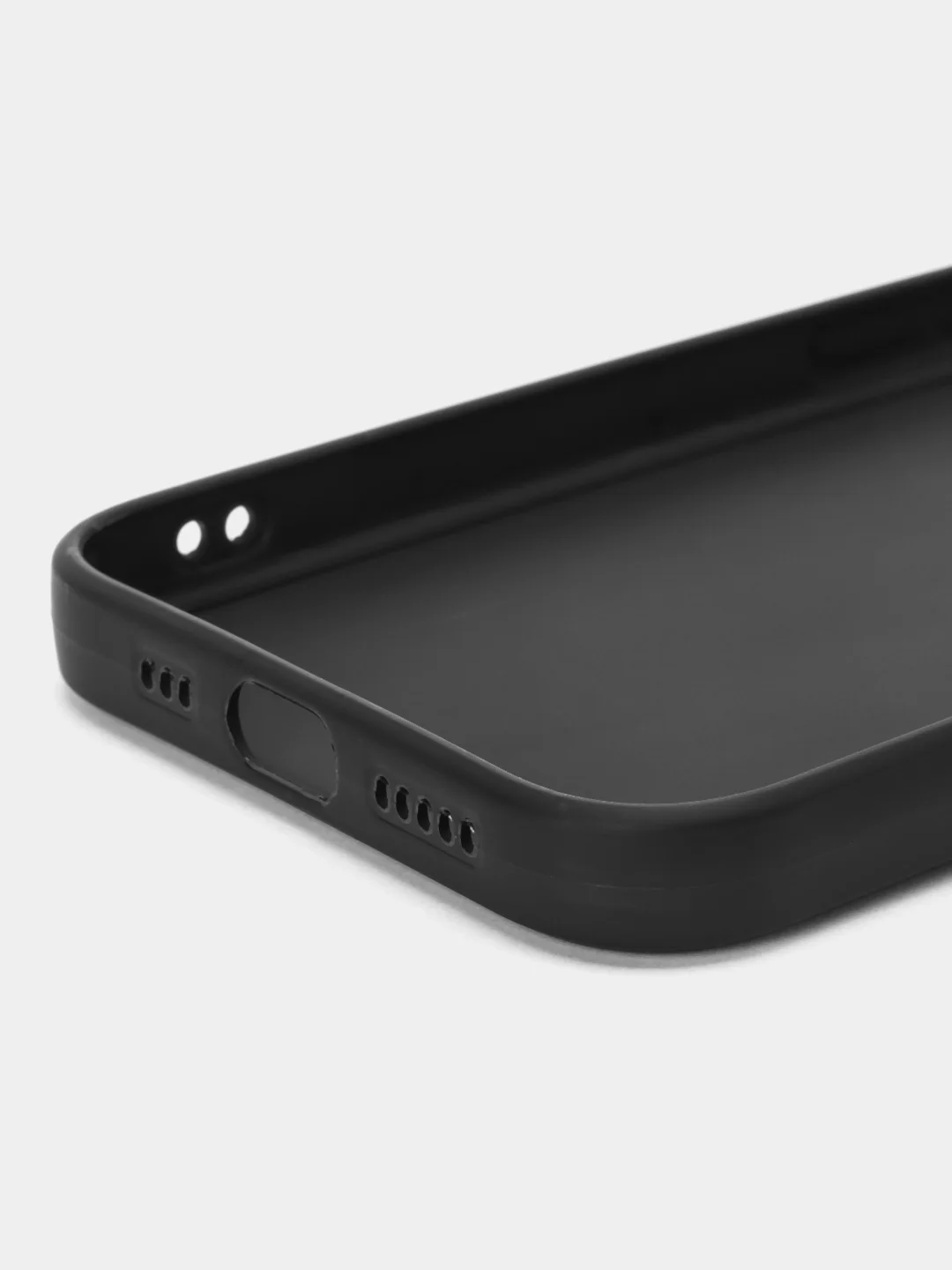 Черный чехол для Apple iPhone 15 Pro, эпл айфон 15 про, силиконовый