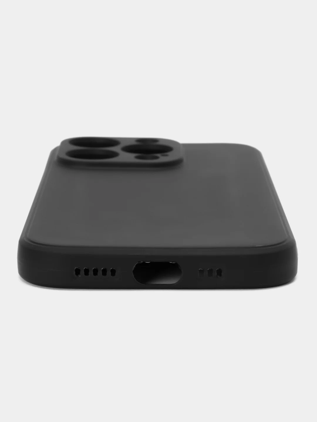 Черный чехол для Apple iPhone 15 Pro, эпл айфон 15 про, силиконовый