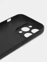 Черный чехол для Apple iPhone 15 Pro, эпл айфон 15 про, силиконовый