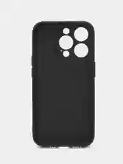 Черный чехол для Apple iPhone 15 Pro, эпл айфон 15 про, силиконовый